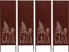 4x Sichtschutz Metall - 160 cm x 50 cm - Edelrost - Produktbild-Vorschau 1