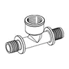 TECE Flex T-Stück mit IG 20x1/2"x20 Messing Produktbild-Vorschau 2