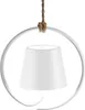 Lampada a led a sospensione Poldina Bianca ricaricabile e Anteprima dell’immagine prodotto 5