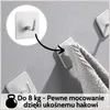 DEKAZIA® Haczyk Samoprzylepny Beżowy Milk-Coffee – Haczyk Podgląd zdjęcia produktu 4