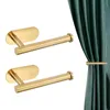 Gardinenhalter aus Metall, 2 Stück, selbstklebend, gold, 16 cm Náhľad obrázku produktu