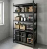 Schwerlastregal 200x100x50 cm - Metallregal - Schwarz Produktbild-Vorschau 12