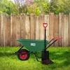 Taczka ECD Germany, pojemność 100 litrów, zielona miska z Podgląd zdjęcia produktu 8