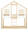 Etagenbett 90x200 cm Kinderbett Hausbett aus Produktbild-Vorschau 14