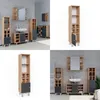 Vicco Střední skříňka Fynn, 30 x 130.6 cm malé dveře, Náhled obrázku produktu 8