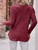 ASKSA Damen Langarmshirt Rundhals Rippstrick Casual Elegant Produktbild-Vorschau 5