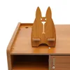 Dřevěný stojan na monitor se zásuvkou + zámek 48x20x10,5cm Náhled obrázku produktu 8