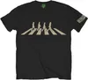 The Beatles Abbey Road Silhouette Black L T-Shirt Produktbild-Vorschau 1