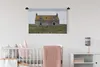 MuchoWow® Wandteppich Wandbehang Symmetrisches verlassenes Produktbild-Vorschau 2