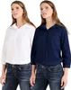 GIN TONIC Damen Bluse Gerade Passform Baumwolle Elasthan, Produktbild-Vorschau 5