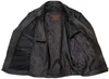 Motorrad Lederjacke im Retro 80´s stil Chopper Protektoren Produktbild-Vorschau 2