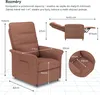 Elektrické relaxační křeslo FLEXISPOT s funkcí sklopení v Náhled obrázku produktu 7