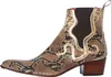 Jeffery West Bedruckte Chelsea-Stiefel mit Schlangenmuster, Produktbild-Vorschau 2