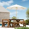 Outsunny Parasol droit de jardin inclinable parasol avec Voir les images du produit 2