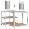 KRUMAD regál pro vysoké zatížení 180x90x40 cm 5 polic z MDF Náhled obrázku produktu 15