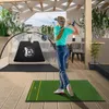 COSTWAY Golfová cvičná podložka včetně 2 gumových odpališť Náhled obrázku produktu 9
