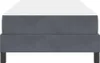 vidaXL Boxspringbett mit Matratze Dunkelgrau 90 x 200 cm Produktbild-Vorschau 6