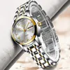 Quarzuhr Quartz Edelstahl Uhr für Damen modisch und leger, Produktbild-Vorschau 5