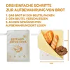 Brotbeutel Bienenwachs mit Standboden 2 Stück Brotsack zum Produktbild-Vorschau 7