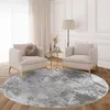 Tapiso Teppich CRYSTAL Rund Hellgrau Wohnzimmer Produktbild-Vorschau 3