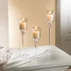 3 Kerzenhalter Glas Windlicht 18/22/25cm – Teelichthalter Produktbild-Vorschau 4