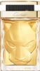 A close-up studio shot of a Cartier La Panthere Parfum bottle. Podgląd zdjęcia produktu