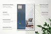 Minimalistischer Wandspiegel Mit Weißem Rahmen – 60 x 40 cm Produktbild-Vorschau 8
