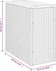 Zahradní stolek dřevěný béžový 58x27,5x55 cm Poly ratan Náhled obrázku produktu 10