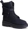 topschuhe24 2280 Damen Plateau Stiefeletten Worker Boots, Produktbild-Vorschau 2