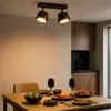 XUDO LED Deckenstrahler GX53 schwarz gold 2 flammig Produktbild-Vorschau 5