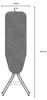 Rörets Bügelbrett Tempo, Space Grey, 30 cm Breite, 88 cm Produktbild-Vorschau 13