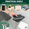 set da toilette eluno 4in1, scopino, portarotolo e mensola, Anteprima dell’immagine prodotto 3