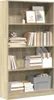 A bookshelf filled with books and decorative items. Podgląd zdjęcia produktu