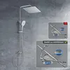 JOHO Duschset ohne Armatur, Chrom Duschstangeset Produktbild-Vorschau 8