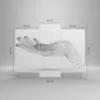 Bild auf Leinwand - Leinwandbild - 3 Teile - Hand Grafik Produktbild-Vorschau 3