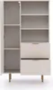 An open cabinet with shelves and drawers. Produktbild-Vorschau