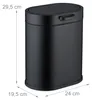 Relaxdays Mülleimer Wandmontage, 5 Liter, Einhängen oder Produktbild-Vorschau 4