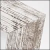 Elegante cornice vintage in legno rettangolare bianco panna Anteprima dell’immagine prodotto 2