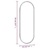 vidaXL Wandspiegel 20x50 cm Glas Oval Produktbild-Vorschau 6