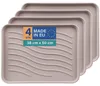 Schuhabtropfschale 50x38x2,5cm Beige 4er-Pack, Schuhwanne Produktbild-Vorschau 1