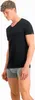 Puma Herren V-Neck Shirts 4er Pack Schwarz Black Baumwolle Produktbild-Vorschau 6