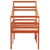 Hochbett mit Dach Wachsbraun 90x190 cm Massivholz Kiefer Produktbild-Vorschau 5