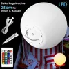 LED Kugelleuchte 25 cm Akku RGB Farbwechsel IP54 – Indoor & Produktbild-Vorschau 8