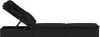 vidaXL Sonnenliege mit Faltdach Schwarz 213x63x97 cm Poly Produktbild-Vorschau 7