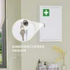 kleankin Medizinschrank, Apothekerschrank mit 3 Schichten, Produktbild-Vorschau 4