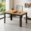 Mondeer Esstisch Esszimmertisch 120 x 80 x 75cm, Schwarz & Produktbild-Vorschau 7
