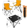 BigDean 2 Stück Campingstuhl mit Campingtisch faltbar – Produktbild-Vorschau 6