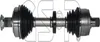 A car part, specifically a drive shaft, is shown against a white background. Produktbild-Vorschau