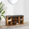 vidaXL Schoenenkast, antieke look, 102x32x50 cm, houtvezel Productafbeelding-voorbeeld 2