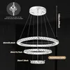60W LED Kristall Deckenleuchte, Moderne Pendelleuchte Rund Produktbild-Vorschau 10